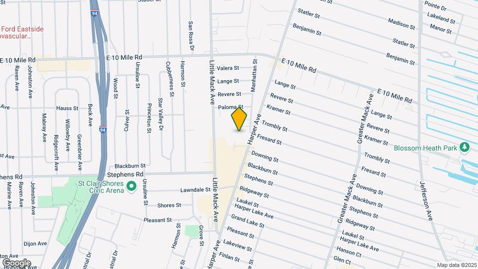 2000 Fresard Cir Mapa y Detalles de la Ubicación