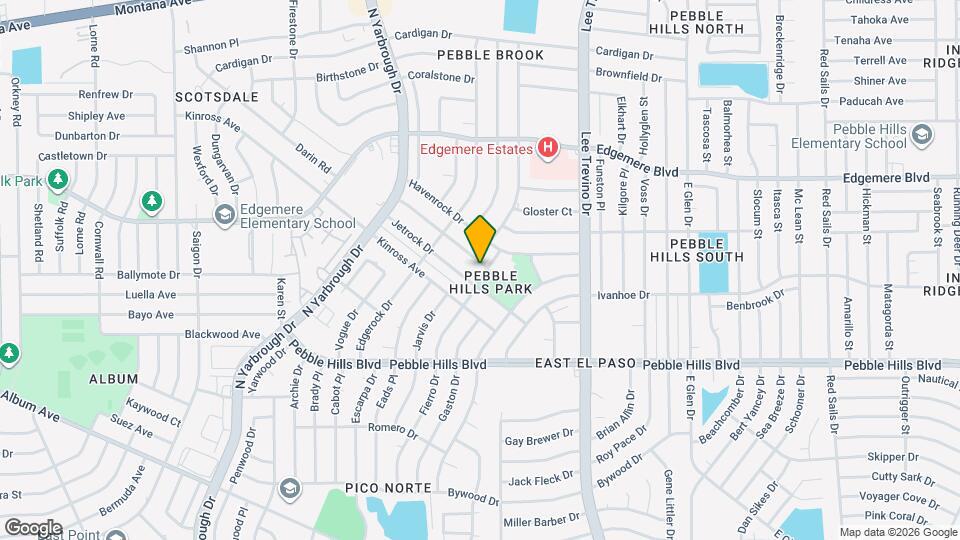 3205 Fierro Dr Map and Location Details