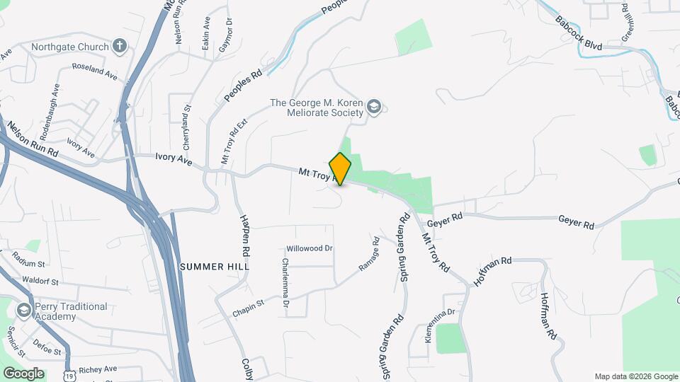 115 Villa Dr, Unit 115 Villa Dr. Pittsburgh Map and Location Details