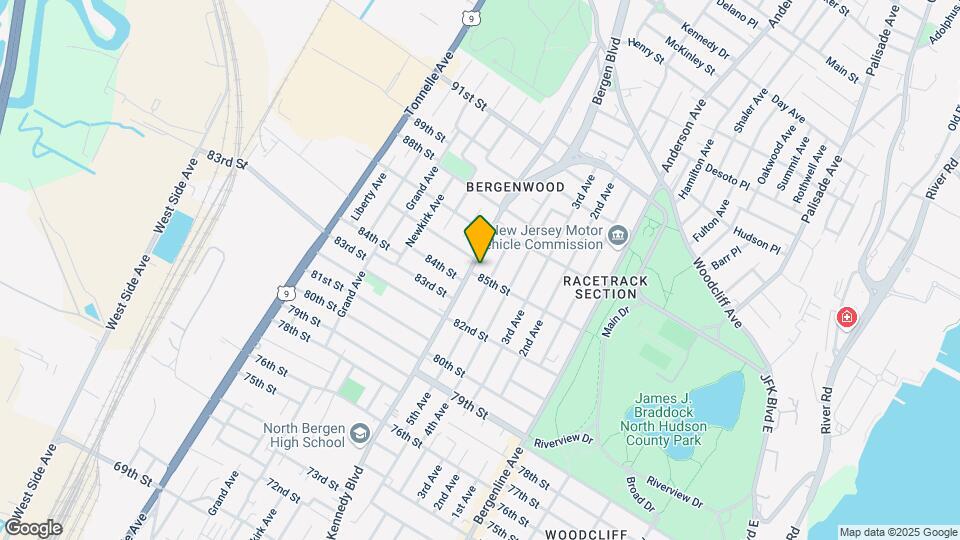 8508 John F. Kennedy Blvd-Unit -B3 Mapa y Detalles de la Ubicación
