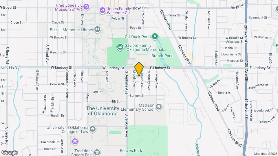 1322 Garfield Ave Mapa y Detalles de la Ubicación
