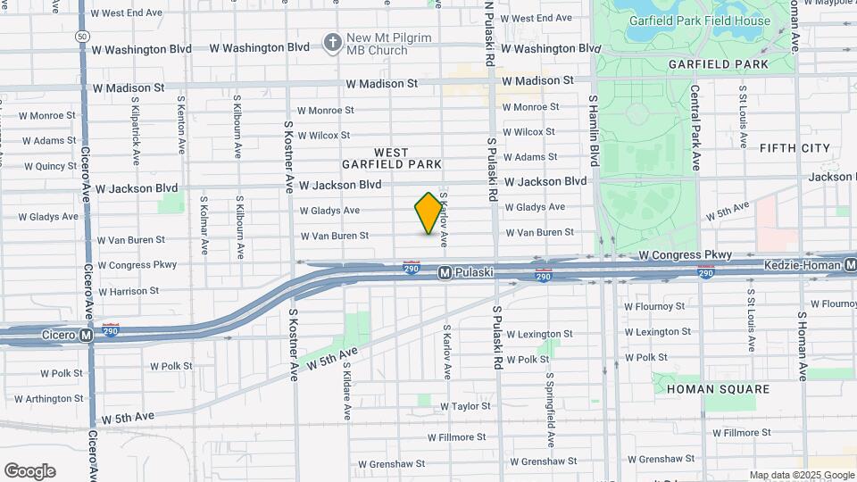 4119 W Van Buren St Mapa y Detalles de la Ubicación