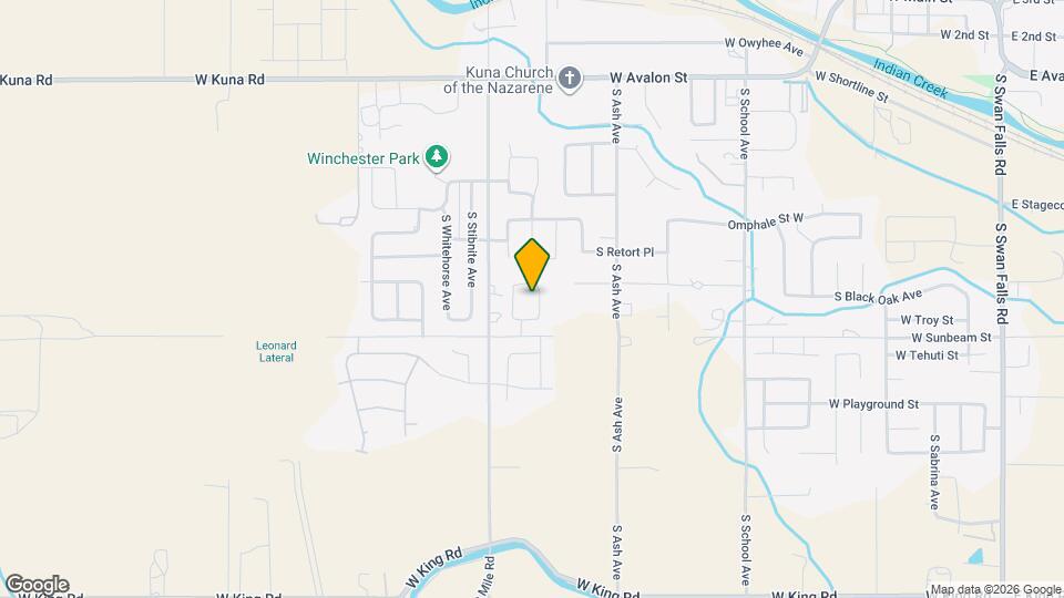 701 S Rocker Ave Map and Location Details