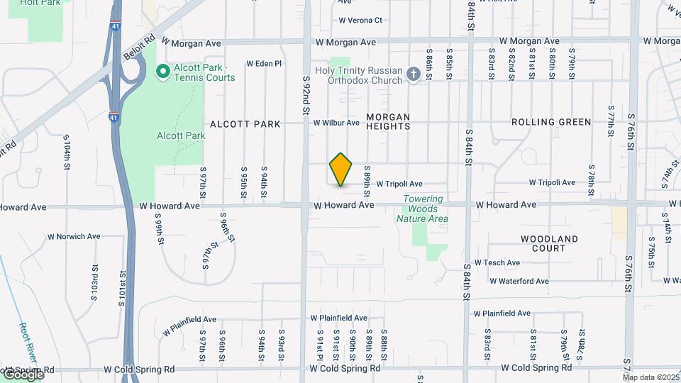 9013 W Tripoli Ave Map and Location Details