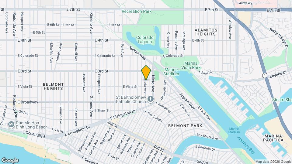 284 1/2 Granada Ave Map and Location Details