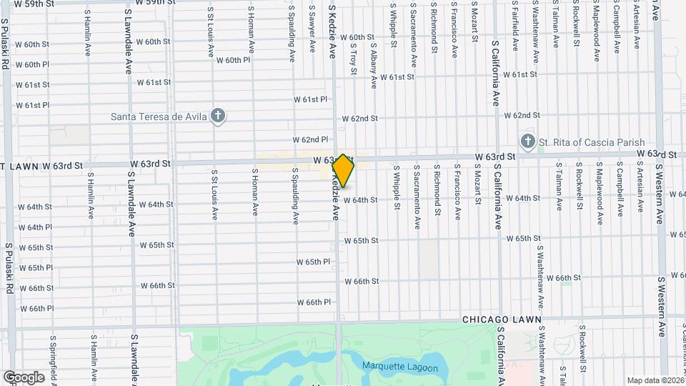 6351-6353 S Kedzie Ave Map and Location Details