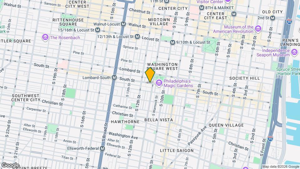 1110 South St Map and Location Details