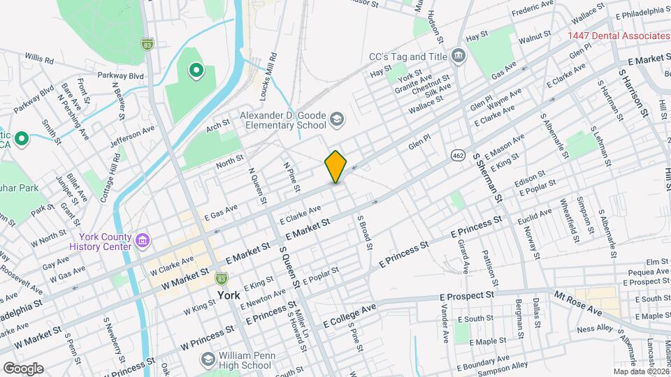 368 E Philadelphia St Map and Location Details