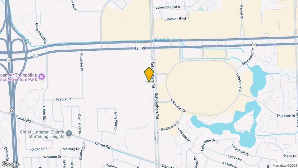 Sterling Center Apartments Map and Location Details