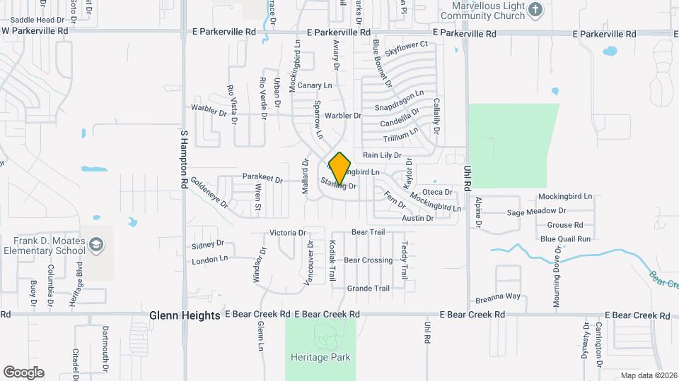 512 Starling Dr Map and Location Details
