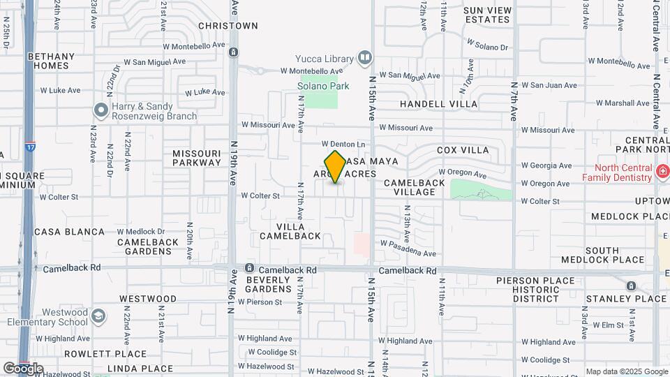 5210 N 16th Dr Map and Location Details