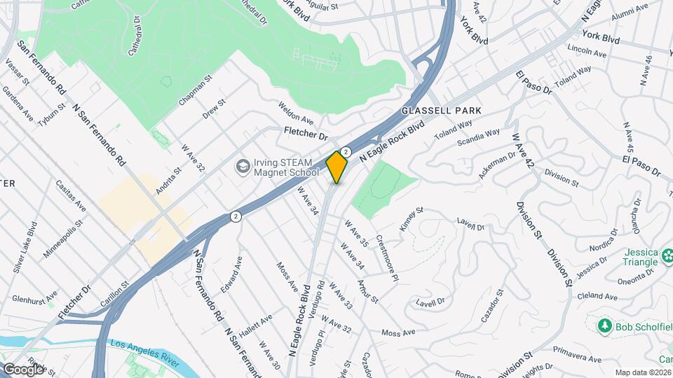 3564 N Eagle Rock Blvd Map and Location Details