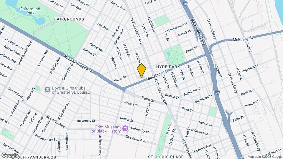 2217-2219 Salisbury St Mapa y Detalles de la Ubicación