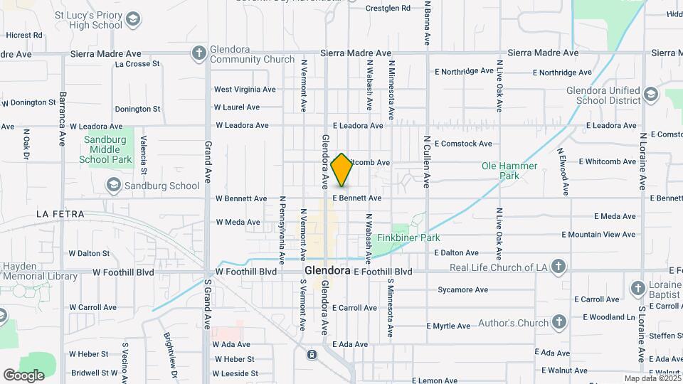 123 E Bennett Ave, Unit A Map and Location Details