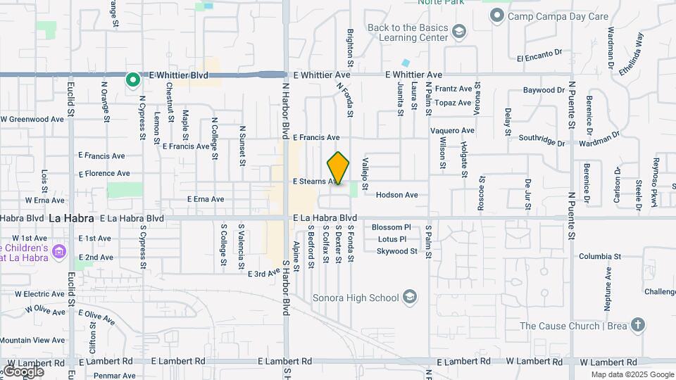 1441 E Park Dr Map and Location Details