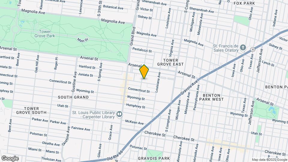 3453 Juniata St Map and Location Details
