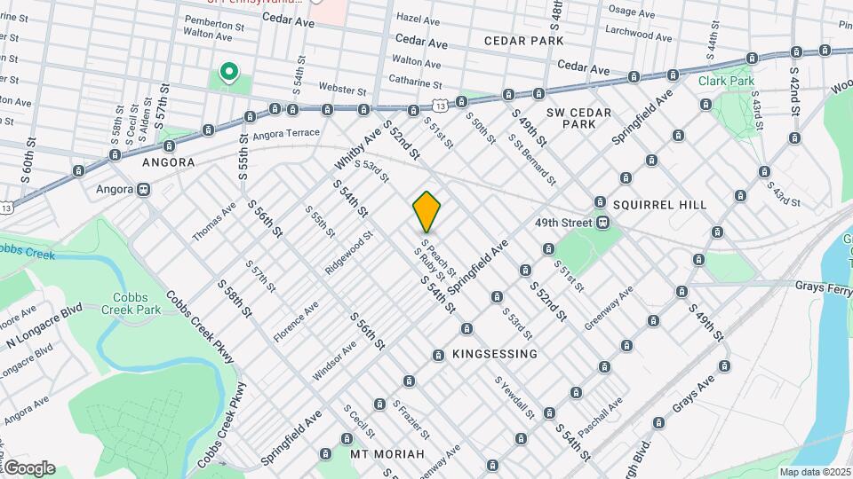 1139 S Peach St Map and Location Details