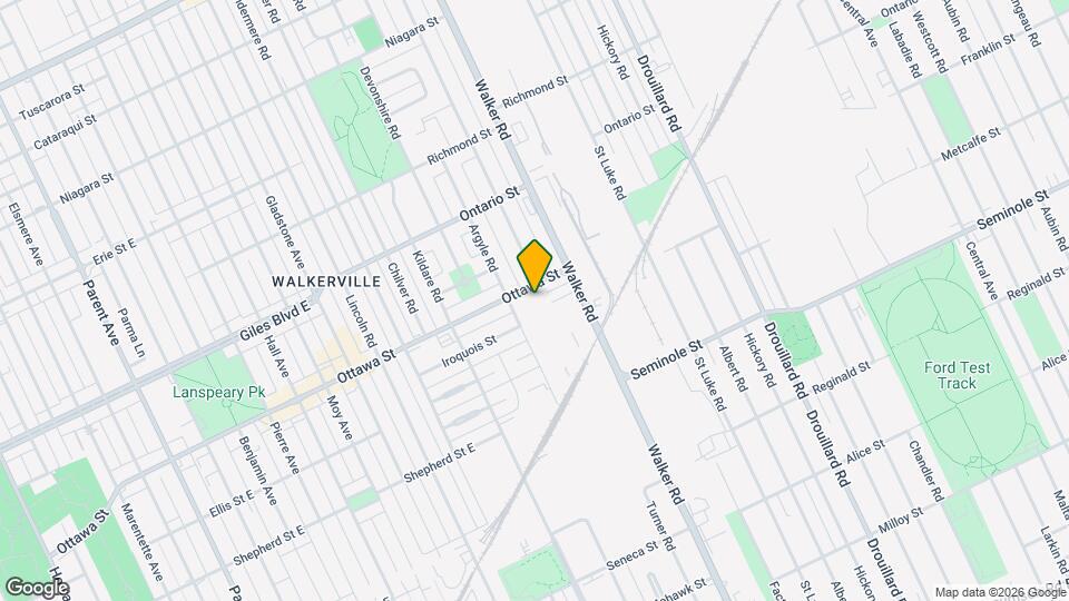 2109 Ottawa St Map and Location Details