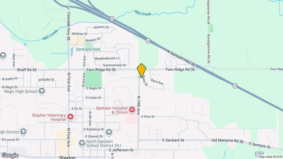 1154 Dawn Dr Map and Location Details