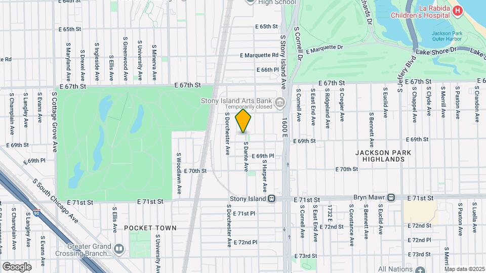 1430 E 69th St Map and Location Details