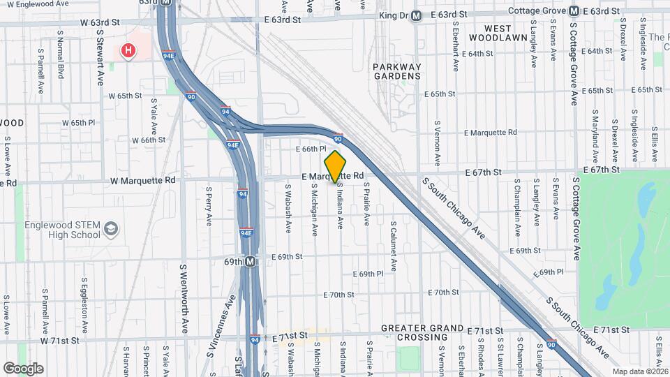 6716 S Indiana Ave Map and Location Details