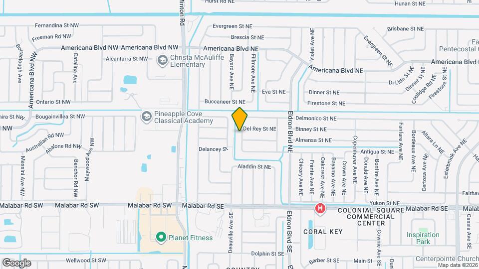 296 Croquet Ave NE Map and Location Details