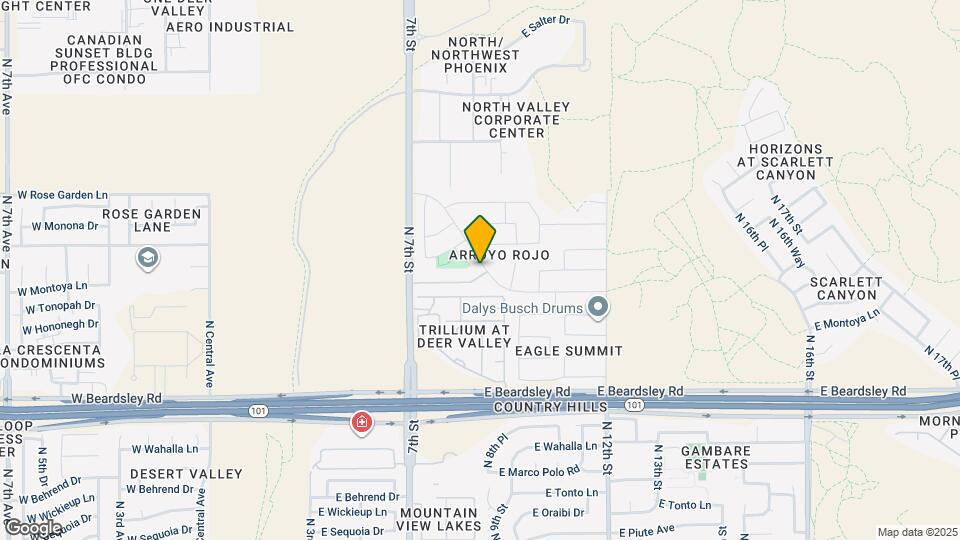 768 E Irma Ln Map and Location Details