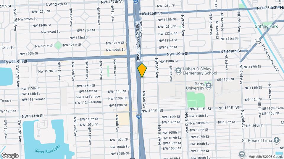 600 NW 116th St Map and Location Details