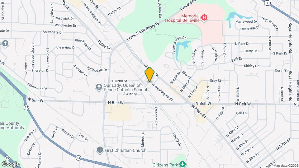 102 S 51st St, Unit 2 Map and Location Details