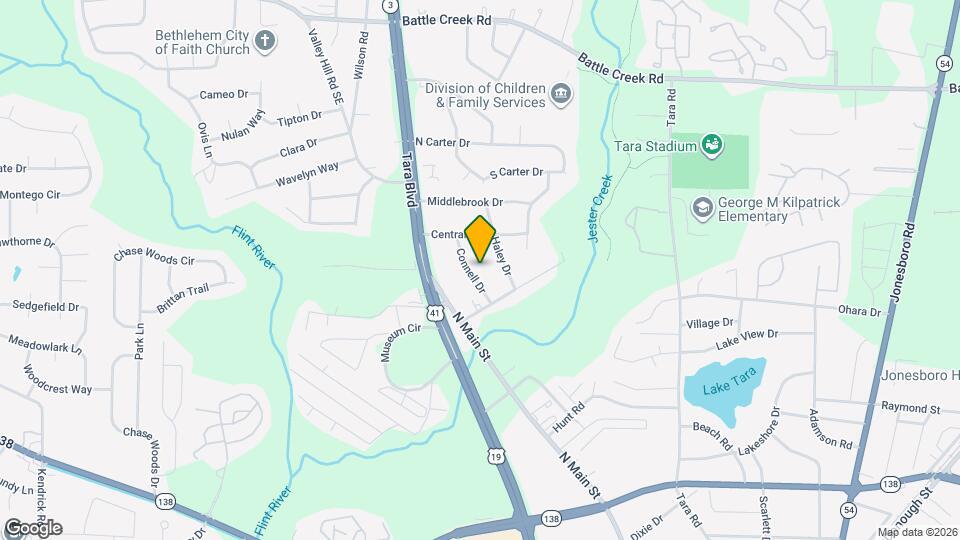 7614 Connell Dr Mapa y Detalles de la Ubicación