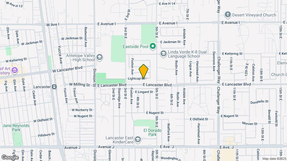 416 Lightcap St Map and Location Details