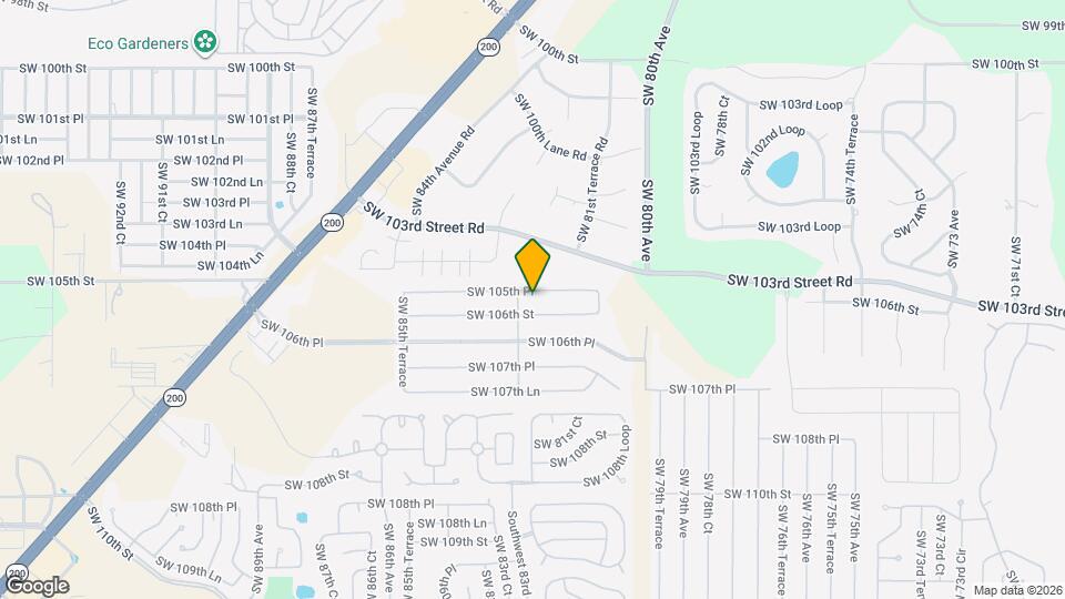 8278 SW 105th Pl Map and Location Details