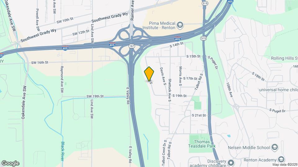 1731 Lake Ave S Map and Location Details