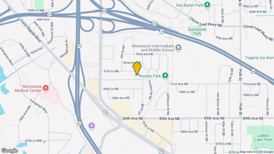 201 91st Ave NE Map and Location Details