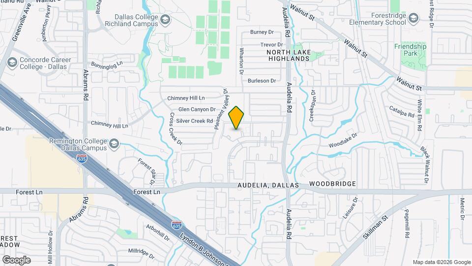 The Bentley Map and Location Details