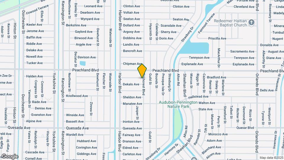 1039 Birchcrest Blvd Map and Location Details