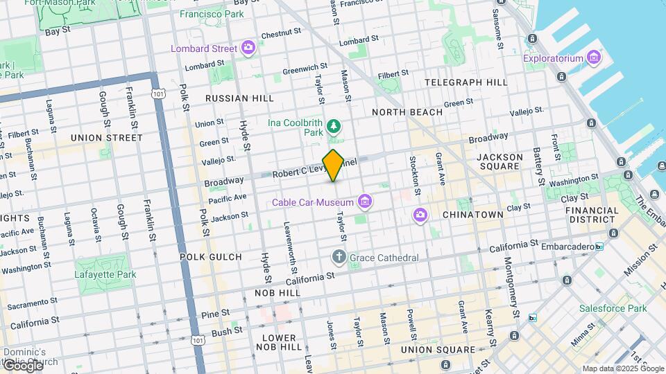 1451 Taylor St Map and Location Details