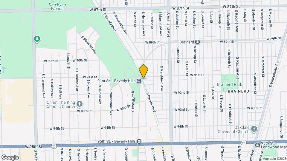 9109 S Beverly Blvd Map and Location Details