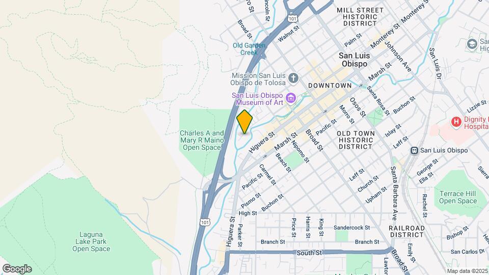 421 Dana St Mapa y Detalles de la Ubicación