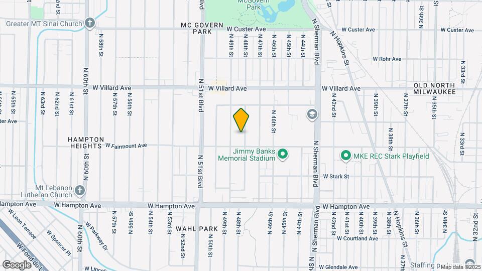 5029 N 48th St Map and Location Details