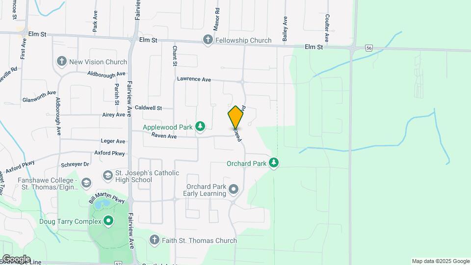 204 Peach Tree Blvd Map and Location Details