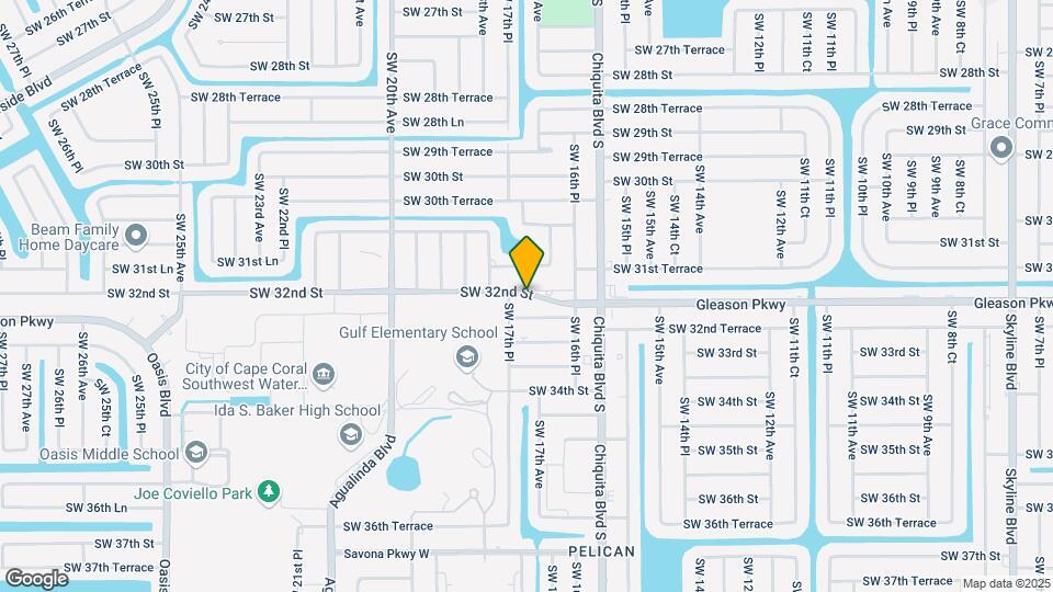 1716 SW 32nd St Map and Location Details