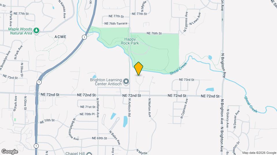 7301 N Mersington Ave Map and Location Details