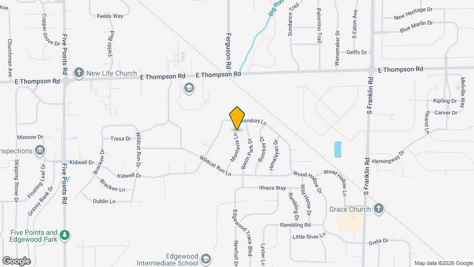 5237 Montavia Ln Map and Location Details