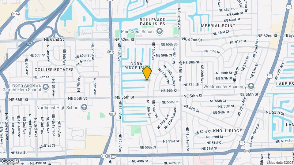 1485 NE 57th St Map and Location Details