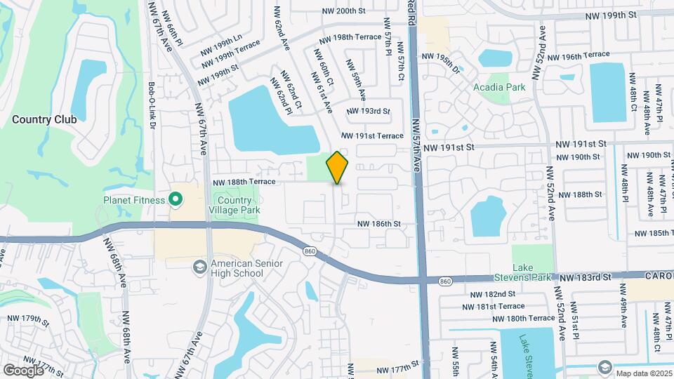 18815 NW 62nd Ave, Unit 103 Map and Location Details