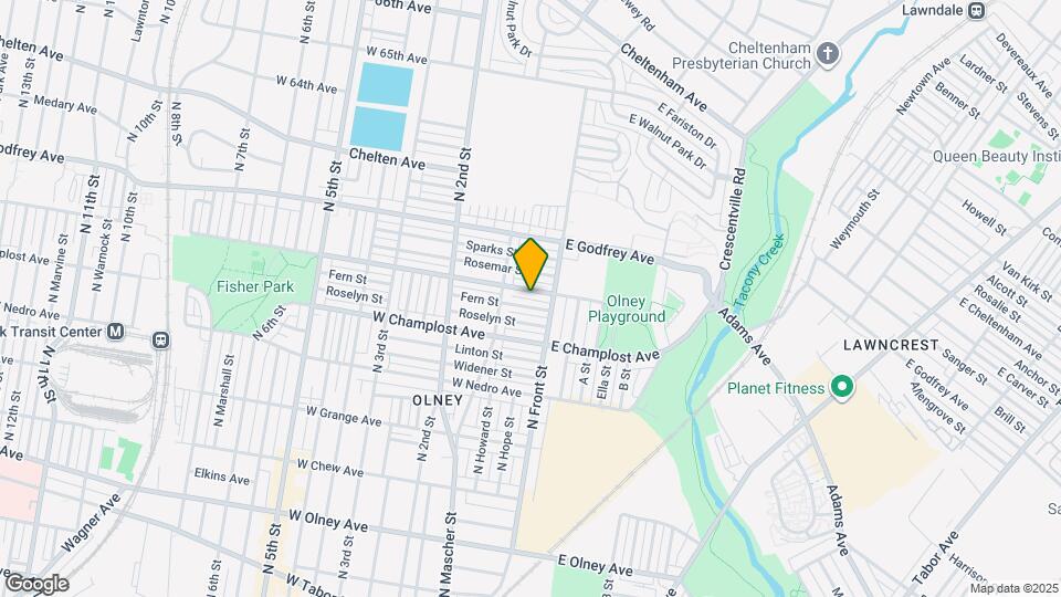 104 W Spencer Ave Map and Location Details