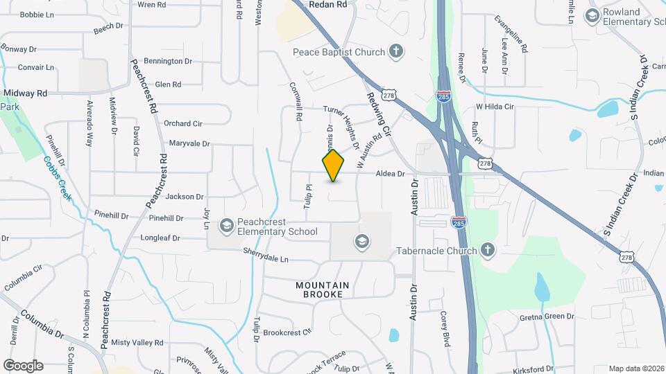 3652 W Austin Ct Map and Location Details