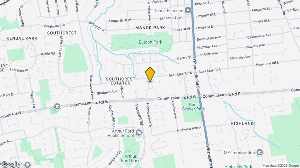 Kingsgate Apartments Map and Location Details