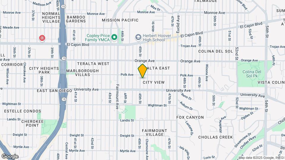 45th Street Condos Map and Location Details